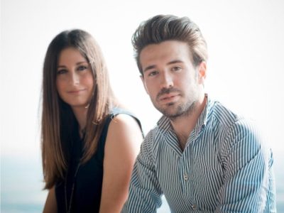 Brother and sister posing together for sibling DNA relationship testing.